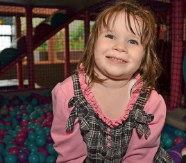 Little Girl in the Ball Pit